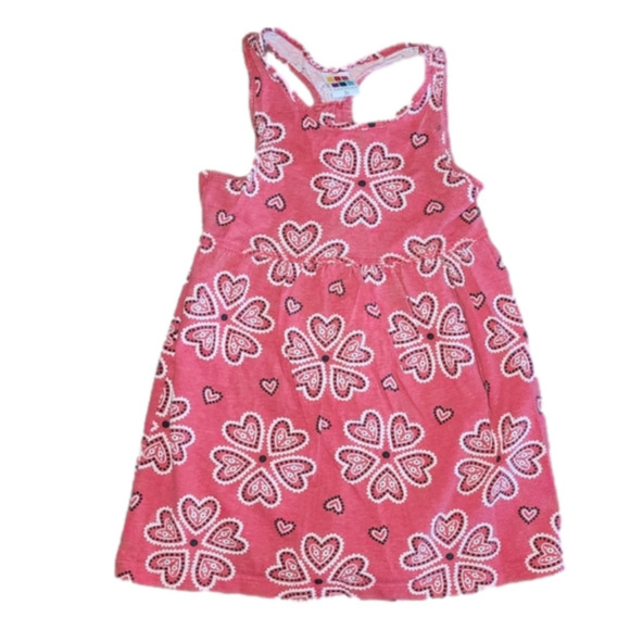 healthtex Other - 𝅺healthtex Red Paisley Hearts Pattern Racerback Tank Dress